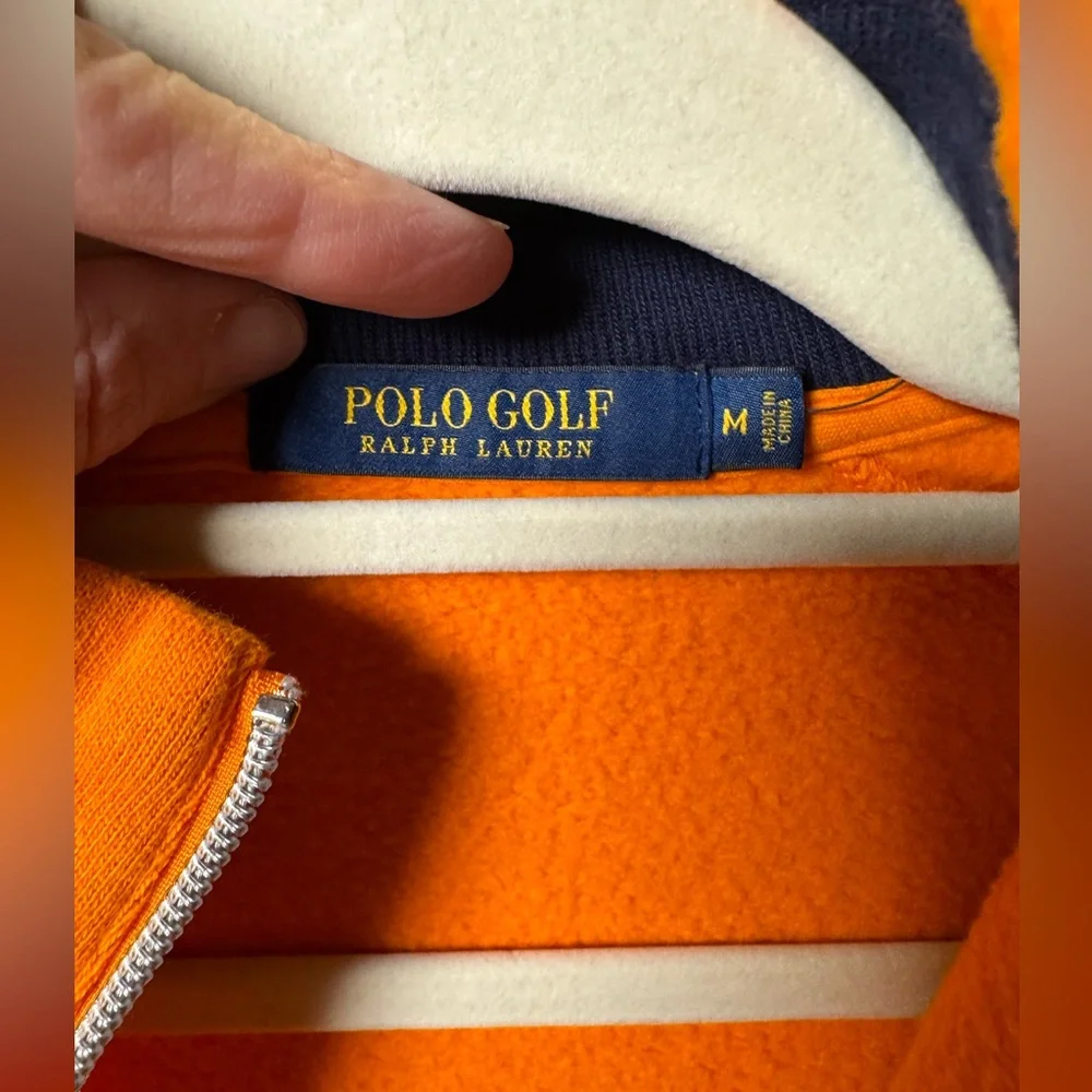Ralph Lauren Vibrant Orange Polo Golf Jacket - Picture 2 of 3